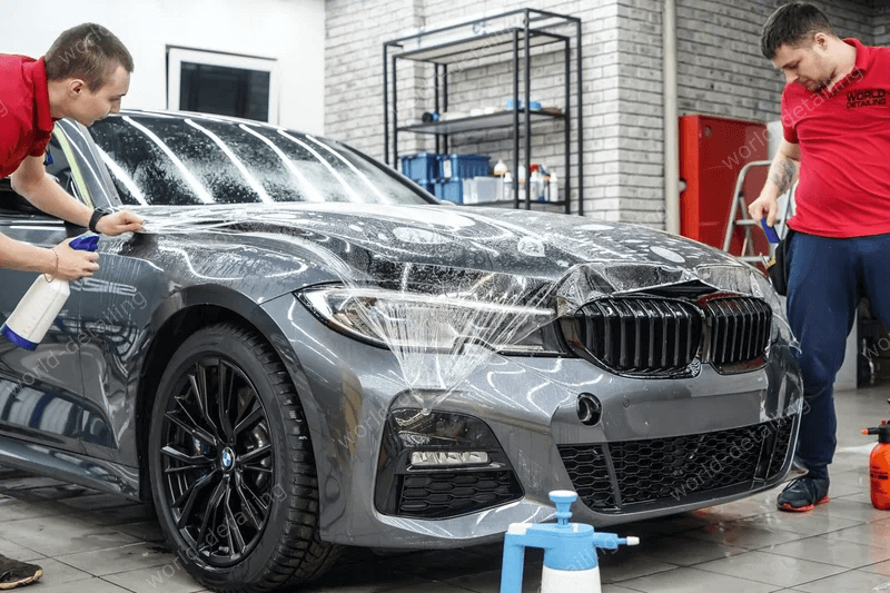 бронирование автомобиля пленкой